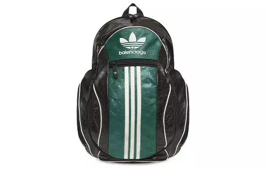 Balenciaga X Adidas Большой рюкзак Черный/Зеленый