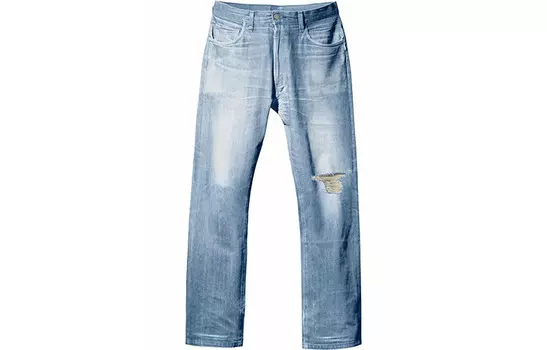 Balenciaga X Джинсы унисекс синие Yeezy, синий