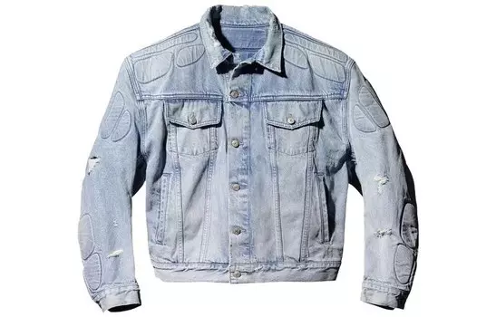 Balenciaga X Gap X Balenciaga Джинсовая куртка унисекс синяя Yeezy, синий