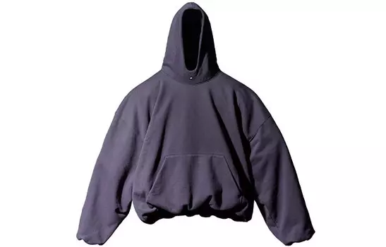 Balenciaga X Толстовка унисекс черная Yeezy, черный