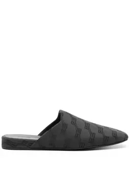 Balenciaga жаккардовые мюли Cosy, серый