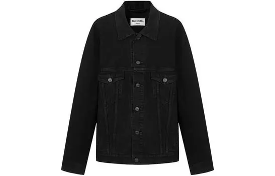 Женская джинсовая куртка Balenciaga, черный