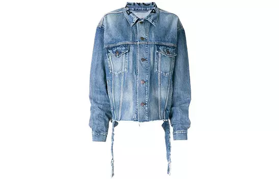 Женская джинсовая куртка Balenciaga, синий