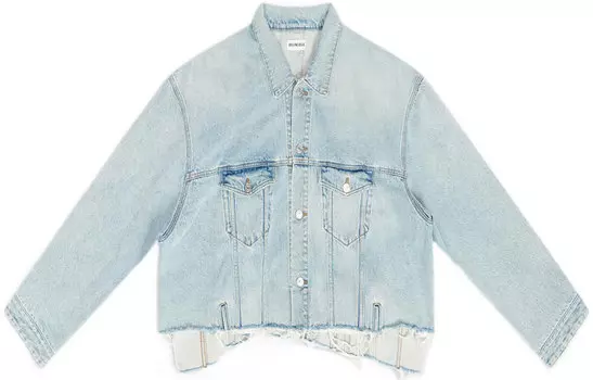 Женская джинсовая куртка Balenciaga, голубой