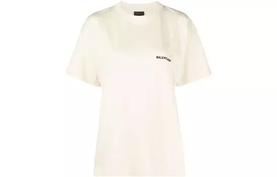 Футболка женская Balenciaga, бежевый