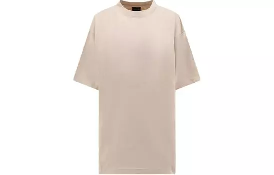 Футболка женская Balenciaga Logo Embellished, бежевый