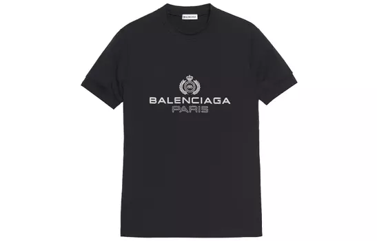 Футболка женская Balenciaga Paris, черный