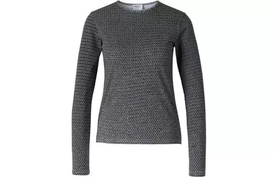 Футболка женская Balenciaga, серо-черный