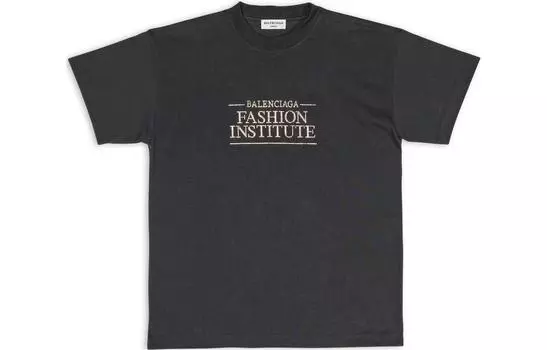 Футболка женская Balenciaga Fashion Institute, черный