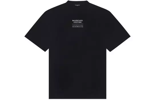 Футболка женская Balenciaga Couture, черный