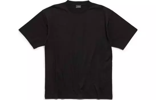 Футболка женская Balenciaga Logo-embellished, черный