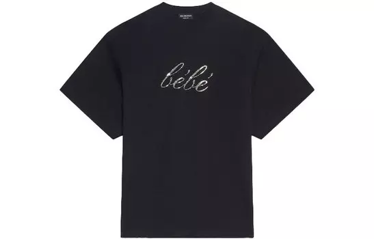 Футболка женская Balenciaga Bebe, черный