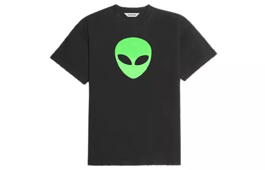Футболка женская Balenciaga Alien, черный