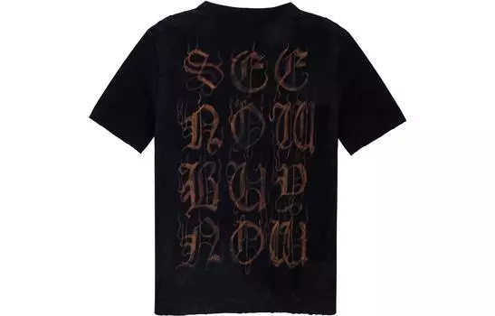 Футболка женская Balenciaga Heavy Metal, черный