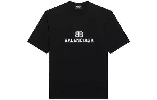 Футболка женская Balenciaga Pixel, черный