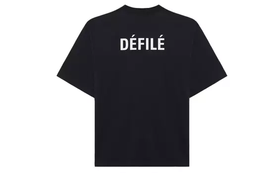 Футболка женская Balenciaga Defile, черный