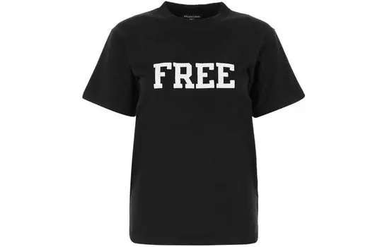 Футболка женская Balenciaga Free, черный