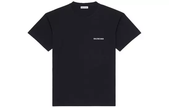 Футболка женская Balenciaga Large Fit, черный