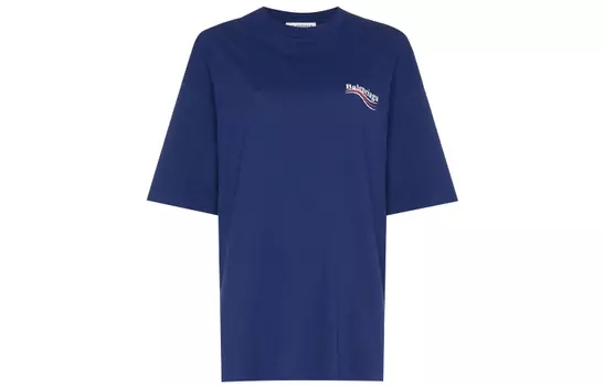 Женская футболка Balenciaga, синий