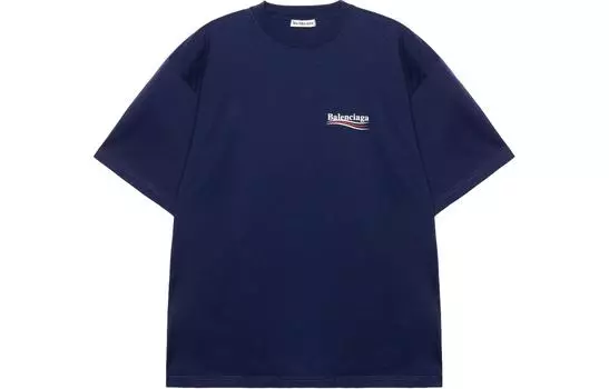 Женская футболка Balenciaga, синий