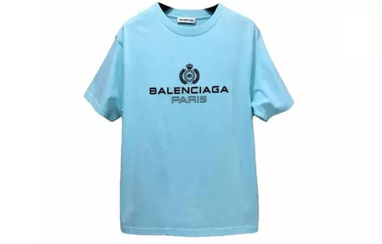 Женская футболка Balenciaga, синий