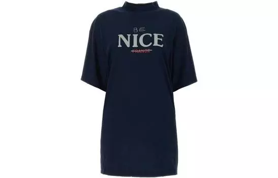 Женская футболка Balenciaga, синий