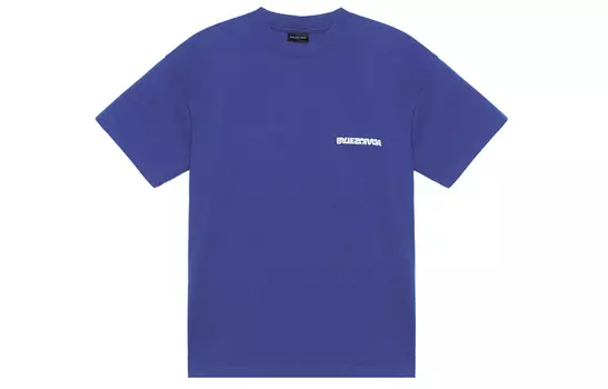 Женская футболка Balenciaga, синий