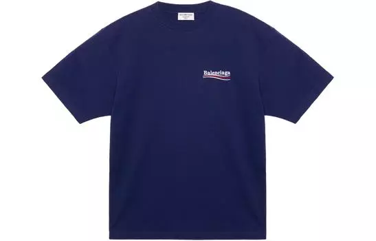 Женская футболка Balenciaga, синий