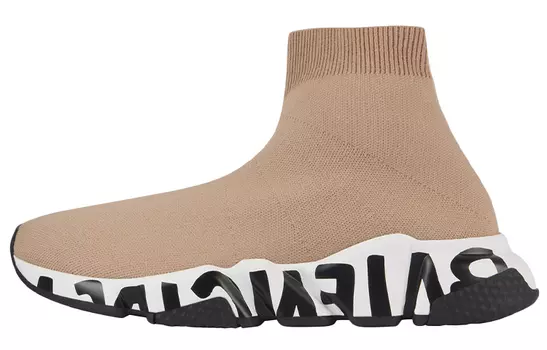 Кеды Balenciaga Speed Lifestyle Women, бежевый/черный