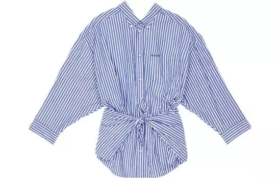 Женская рубашка Balenciaga, синий