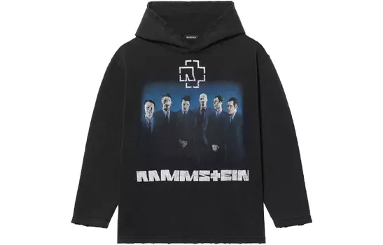 Толстовка женская Balenciaga Rammstein, черный