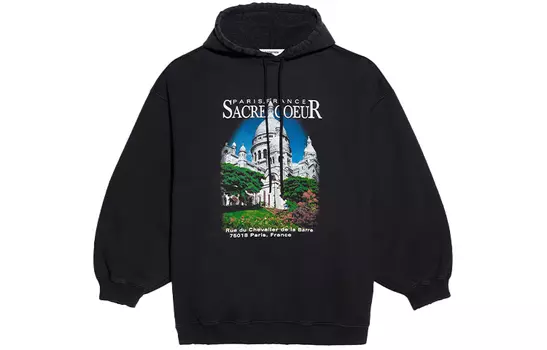 Толстовка женская Balenciaga Sacr Cur, черный