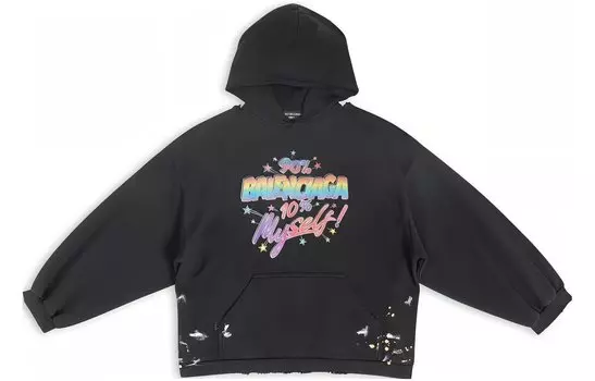 Толстовка женская Balenciaga Women's 90/10, черный
