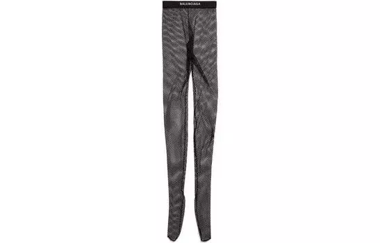 Колготки в сеточку Balenciaga, черный