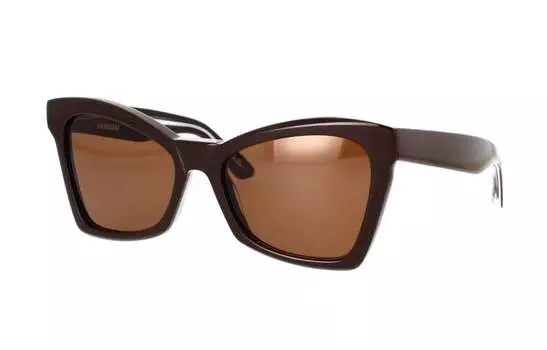 Солнцезащитные очки Balenciaga женские, коричневый