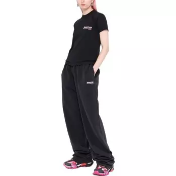 Balenciaga Женские спортивные штаны, цвет Black