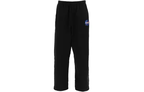 Balenciaga Женские Трикотажные Спортивные Штаны, цвет Black