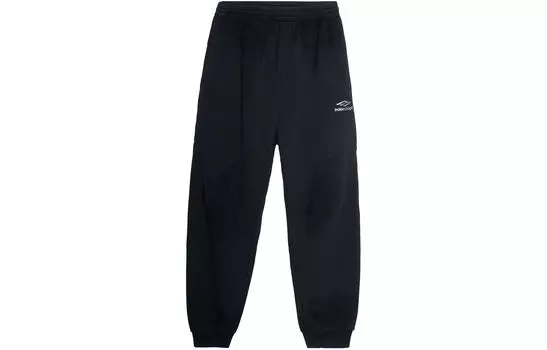 Balenciaga Женские Трикотажные Спортивные Штаны, цвет Black