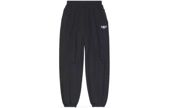 Balenciaga Женские Трикотажные Спортивные Штаны, цвет Black