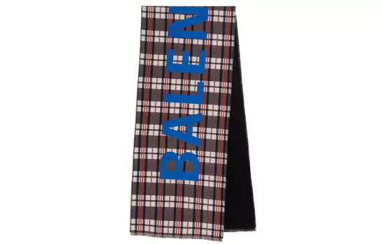 Balenciaga Женский Шарф, Black Blue Gray