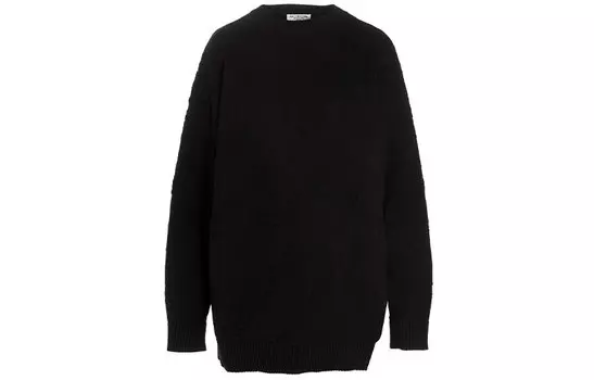 Свитер женский Balenciaga удлиненный, черный