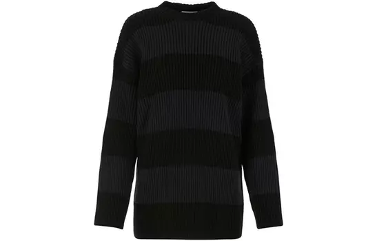 Balenciaga Женский свитер FW21, черно-серый