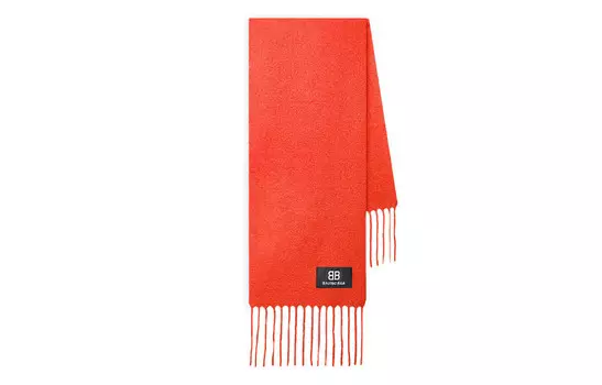 Balenciaga Женский Трикотажный Шарф, Red