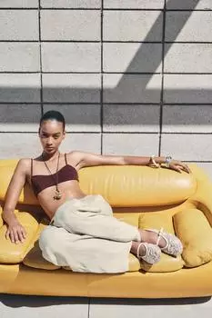 Балерины из вышитой сетки ZARA, белый