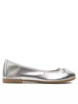 Балетки 2-22100-41 Marco Tozzi, серебряный