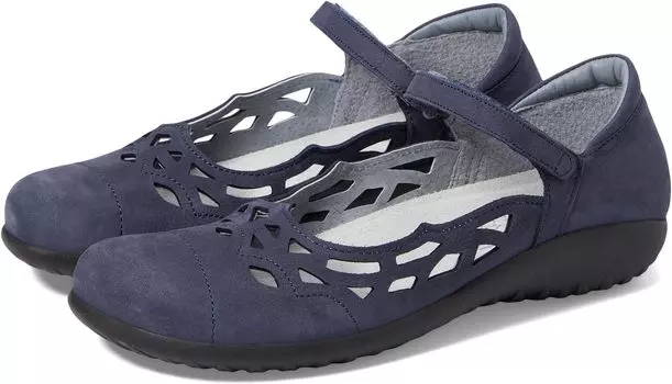 Балетки Agathis Naot, цвет Navy Velvet Nubuck