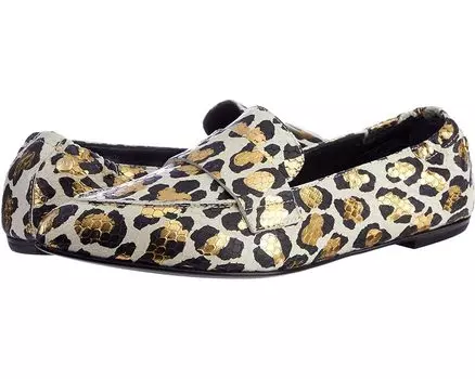 Балетки AGL Moccasin Serval, белый