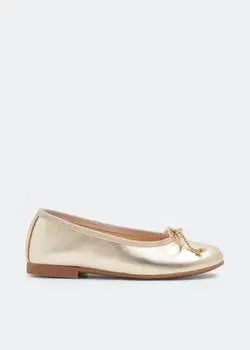 Балетки ANDANINES Ballerina flats, золотой