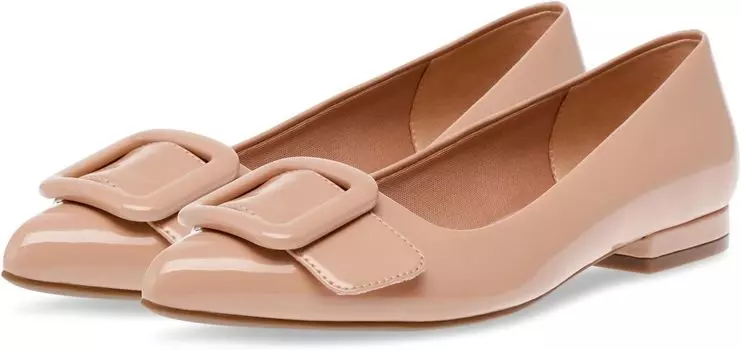 Балетки Anne Klein Kalea, цвет Natural Patent
