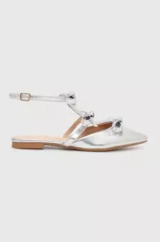 Балетки Answear Lab, серебряный